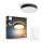 Philips - LED Dimmable ceiling light Hue LED/19,2W/230V 2200-6500K d. 381 mm black + remote control
