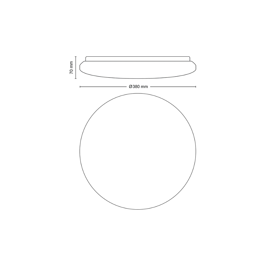Philips - LED Dimmable ceiling light LED/24W/230V 2700-6500K + remote control