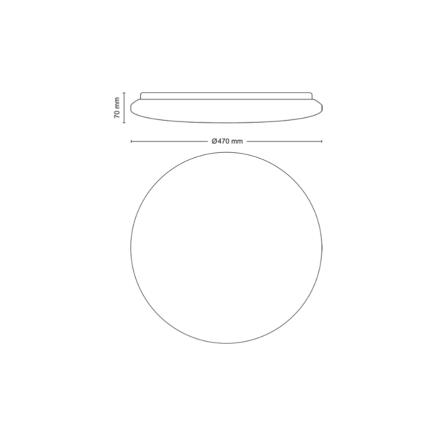 Philips - LED Dimmable ceiling light LED/40W/230V 2700-6500K + remote control