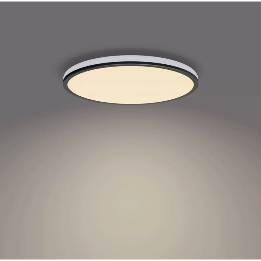 Philips - LED Dimmable ceiling light SCENE SWITCH LED/18W/230V d. 30 cm 2700K black