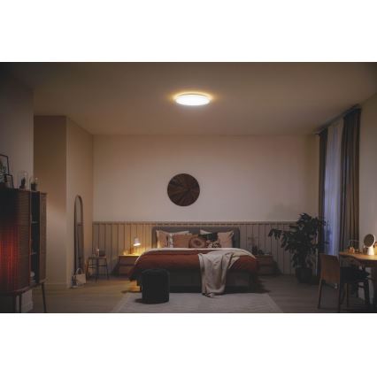 Philips - LED Dimmable ceiling light SCENE SWITCH LED/18W/230V d. 30 cm 2700K white