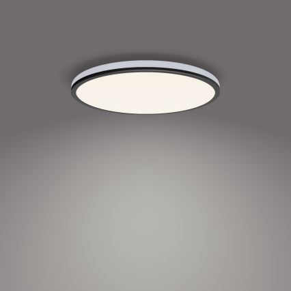 Philips - LED Dimmable ceiling light SCENE SWITCH LED/18W/230V d. 30 cm 4000K black