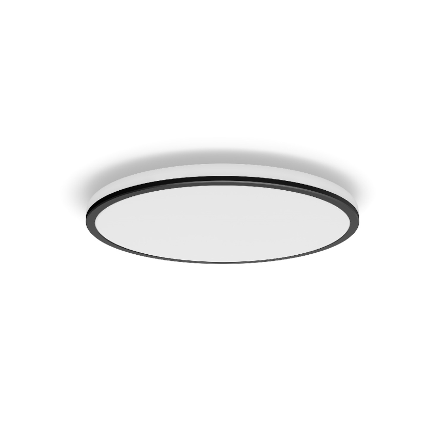 Philips - LED Dimmable ceiling light SCENE SWITCH LED/18W/230V d. 30 cm 4000K black