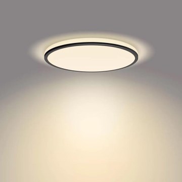 Philips - LED Dimmable ceiling light SCENE SWITCH LED/18W/230V d. 30 cm 2700K black
