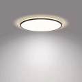 Philips - LED Dimmable ceiling light SCENE SWITCH LED/18W/230V d. 30 cm 4000K black