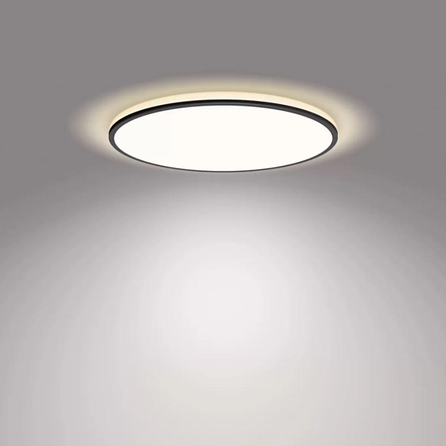 Philips - LED Dimmable ceiling light SCENE SWITCH LED/18W/230V d. 30 cm 4000K black