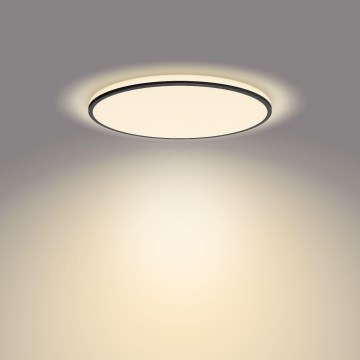 Philips - LED Dimmable ceiling light SCENE SWITCH LED/22W/230V d. 40 cm 2700K black