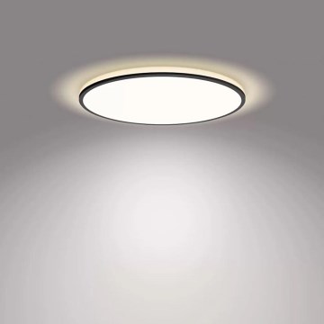 Philips - LED Dimmable ceiling light SCENE SWITCH LED/22W/230V d. 40 cm 4000K black