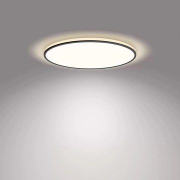 Philips - LED Dimmable ceiling light SCENE SWITCH LED/36W/230V d. 50 cm 4000K black