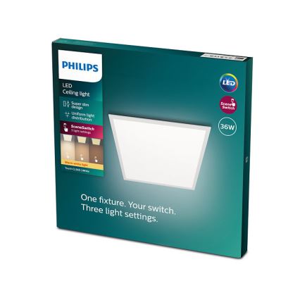 Philips - LED Dimmable ceiling light SCENE SWITCH LED/36W/230V 2700K
