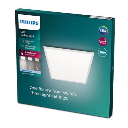 Philips - LED Dimmable ceiling light SCENE SWITCH LED/36W/230V 4000K