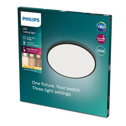 Philips - LED Dimmable ceiling light SCENE SWITCH LED/36W/230V