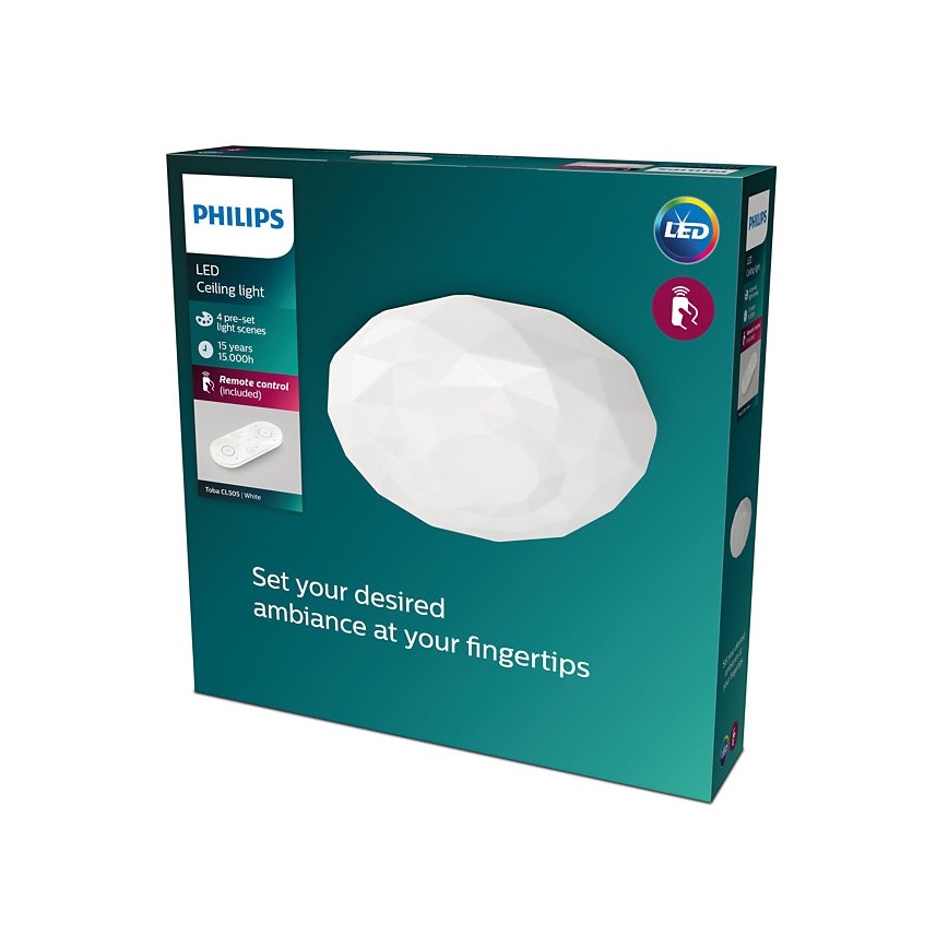 Philips - LED Dimmable ceiling light LED/23W/230V 2700-6500K + remote control