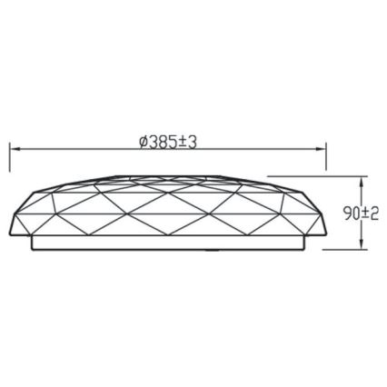Philips - LED Dimmable ceiling light LED/23W/230V 2700-6500K + remote control