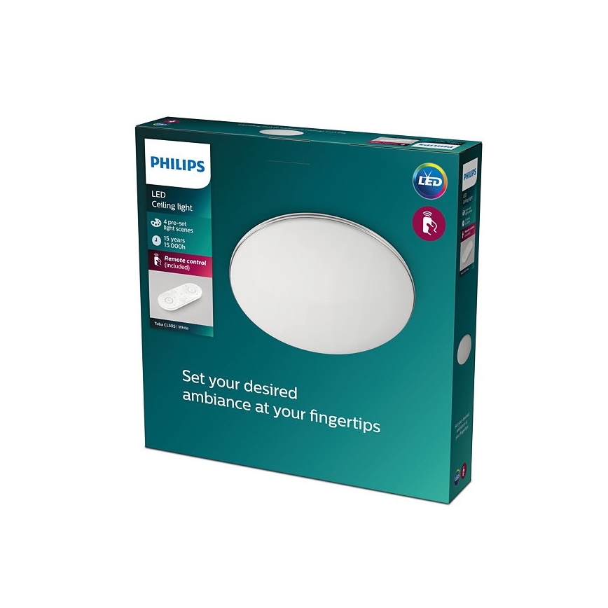 Philips - LED Dimmable ceiling light LED/23W/230V 2700-6500K + remote control