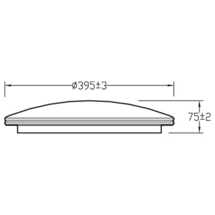 Philips - LED Dimmable ceiling light LED/23W/230V 2700-6500K + remote control