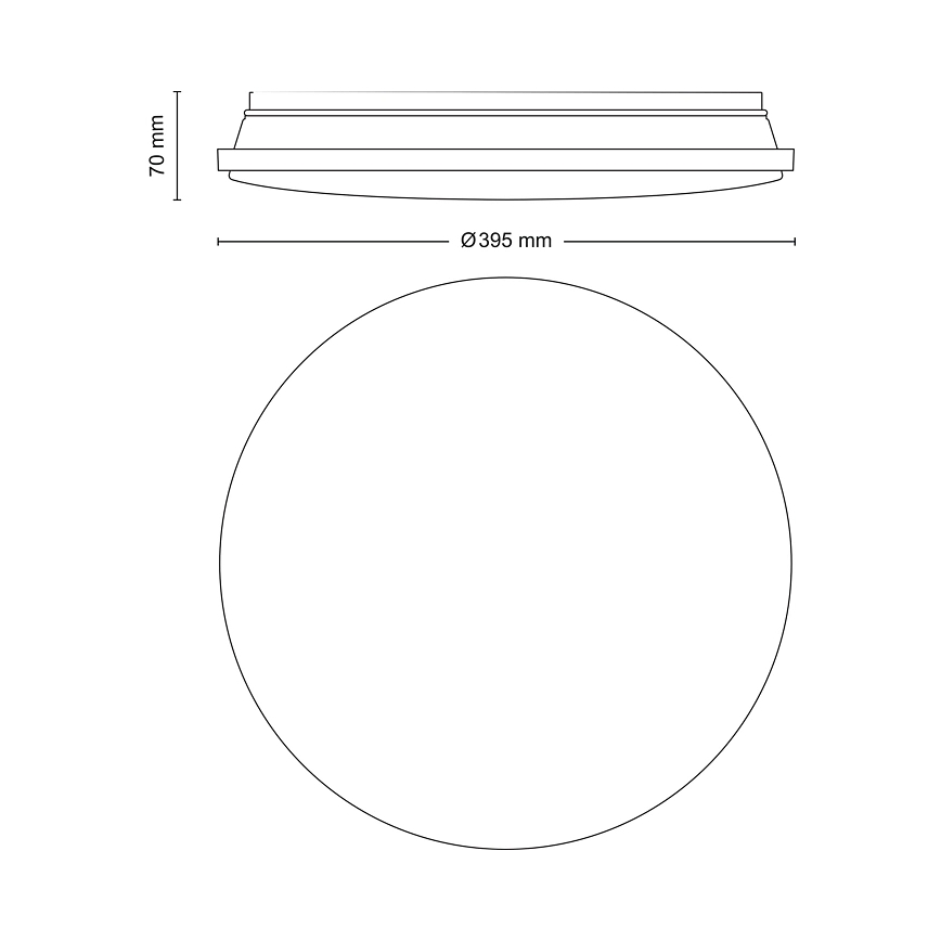 Philips - LED Dimmable ceiling light LED/24W/230V 2700-6500K + remote control