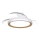 Philips - LED Dimmable Ceiling Light with Fan BLISS LED/35W/230V Gold + Remote Control