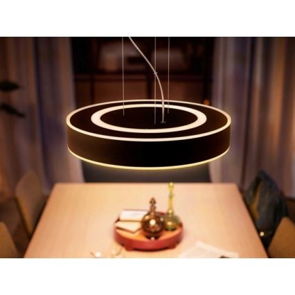 Philips - LED Dimmable chandelier on a string Hue LED/33,5W/230V 2200-6500K black + remote control