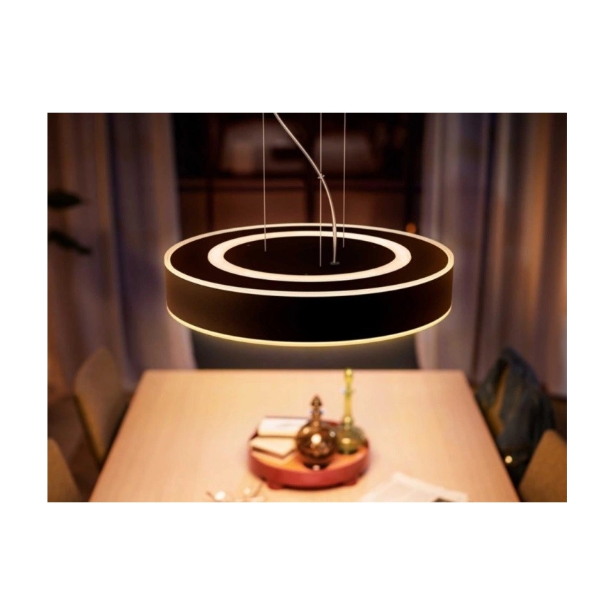 Philips - LED Dimmable chandelier on a string Hue LED/33,5W/230V 2200-6500K black + remote control