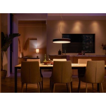 Philips - LED Dimmable chandelier on a string Hue LED/33,5W/230V 2200-6500K black + remote control