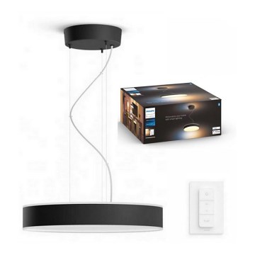 Philips - LED Dimmable chandelier on a string Hue LED/33,5W/230V 2200-6500K black + remote control