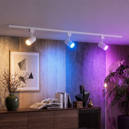 Philips - LED RGBW Dimmable Track Spotlight for the EASYLINK HUE system 3xGU10/4.7W/230V 2200-6500K 1m White