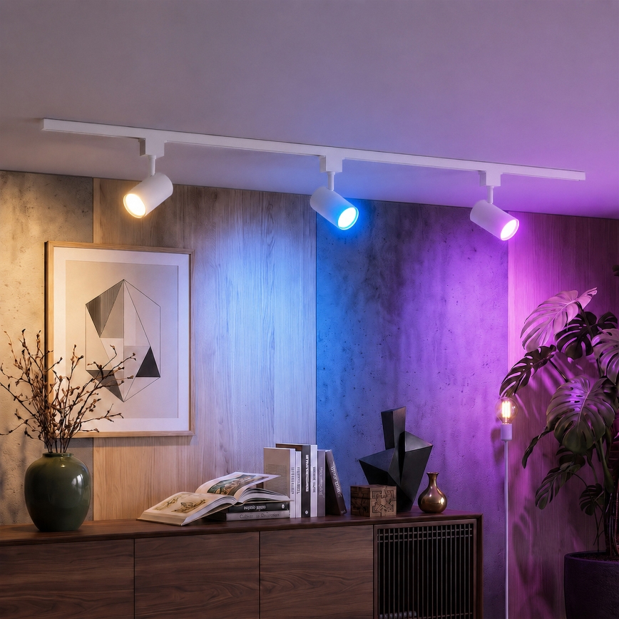 Philips - LED RGBW Dimmable Track Spotlight for the EASYLINK HUE system 3xGU10/4.7W/230V 2200-6500K 1m White