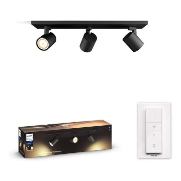Philips - LED Dimmable light Hue RUNNER 3xGU10/5W/230V + remote control