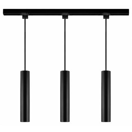 Philips - LED RGBW Dimmable Pendant Suspended on Cable for EASYLINK HUE Track System, 3x GU10 / 4.7W / 230V, 2200–6500K, 1 m, Black