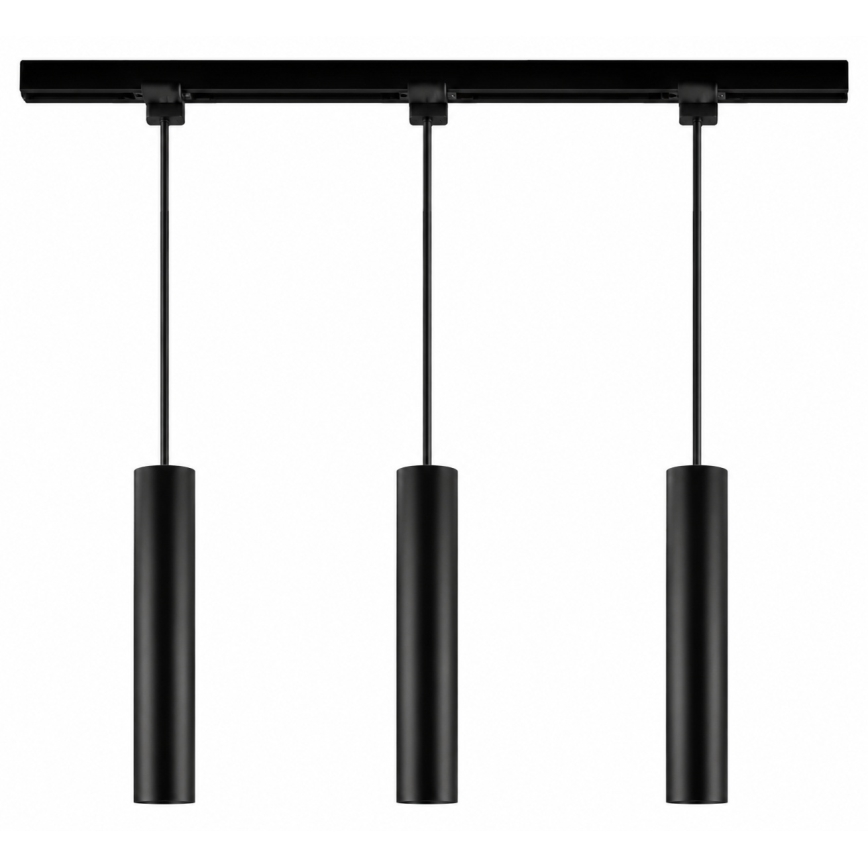 Philips - LED RGBW Dimmable Pendant Suspended on Cable for EASYLINK HUE Track System, 3x GU10 / 4.7W / 230V, 2200–6500K, 1 m, Black