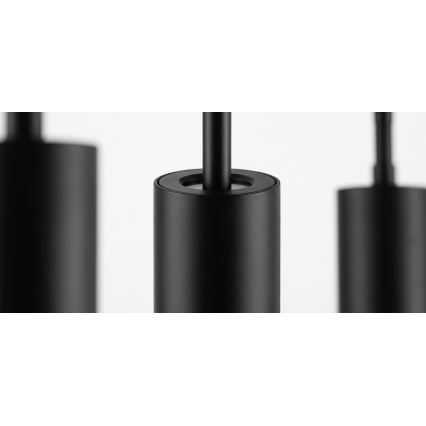 Philips - LED RGBW Dimmable Pendant Suspended on Cable for EASYLINK HUE Track System, 3x GU10 / 4.7W / 230V, 2200–6500K, 1 m, Black