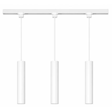 Philips - LED RGBW Dimmable Cable Pendant for EASYLINK HUE Track System, 3× GU10 / 4.7W / 230V, 2200–6500K, 1 m, White