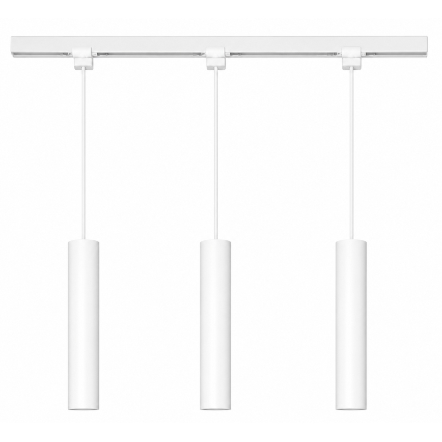 Philips - LED RGBW Dimmable Cable Pendant for EASYLINK HUE Track System, 3× GU10 / 4.7W / 230V, 2200–6500K, 1 m, White