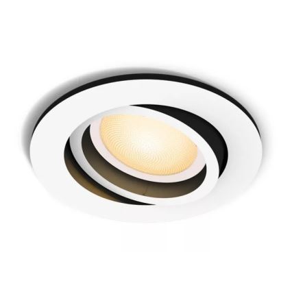 Philips - LED Dimmable recessed light Hue MILLISKIN 1xGU10/4,2W/230V 2200-6500K white