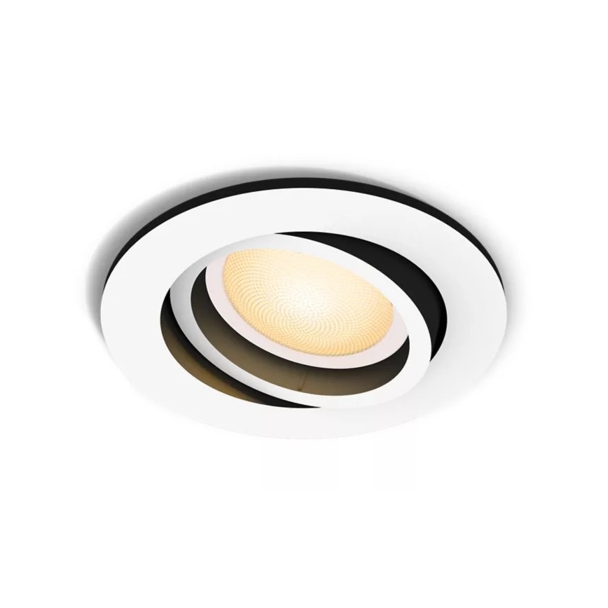 Philips - LED Dimmable recessed light Hue MILLISKIN 1xGU10/4,2W/230V 2200-6500K white