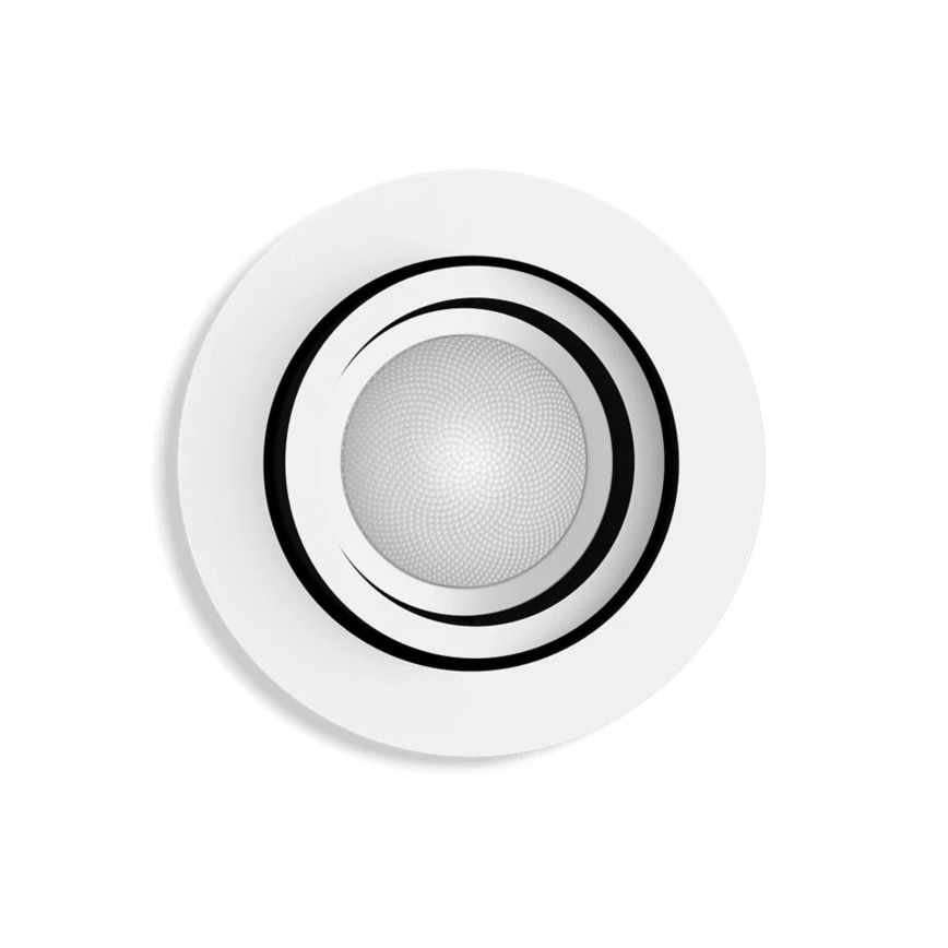 Philips - LED Dimmable recessed light Hue MILLISKIN 1xGU10/4,2W/230V 2200-6500K white