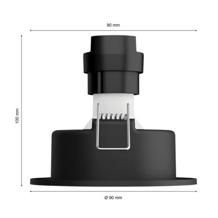 Philips - LED Dimmable recessed light Hue MILLISKIN 1xGU10/4,2W/230V 2200-6500K