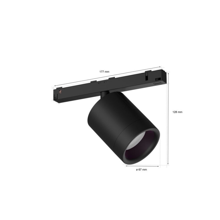 Philips - LED RGB Dimmable spotlight for rail system Hue PERIFO LED/5,2W/24V 2000-6500K