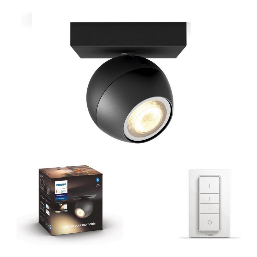 Philips - LED Dimmable spotlight Hue BUCKRAM 1xGU10/5W/230V + remote control