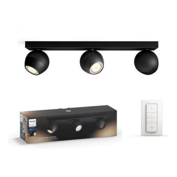 Philips - LED Dimmable spotlight Hue BUCKRAM 3xGU10/5W/230V + remote control