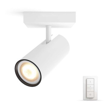 Philips - LED Dimmable spotlight Hue BURATTO 1xGU10/5,5W + remote control
