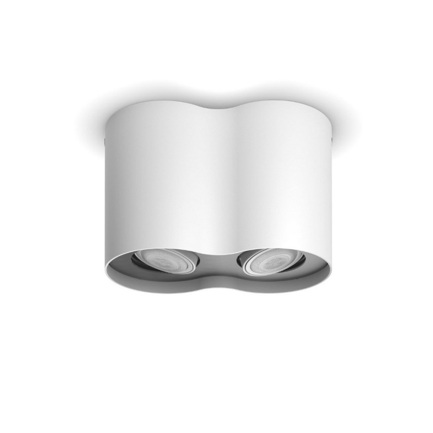 Philips - LED Dimmable spotlight Hue PILLAR 2xGU10/5W/230V + remote control