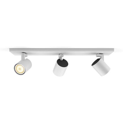 Philips - LED Dimmable spotlight Hue RUNNER 3xGU10/4,2W/230V 2200-6500K + remote control white