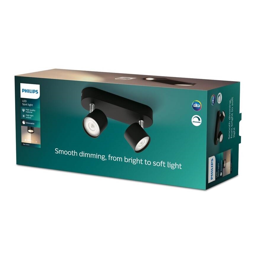 Philips - LED Dimmable spotlight 2xLED/4,5W/230V
