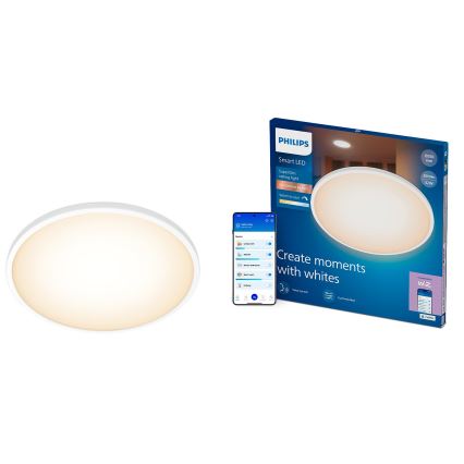 Philips - SUPERSLIM LED Dimmable Ceiling Light LED/32W/230V 2700-6500K Wi-Fi