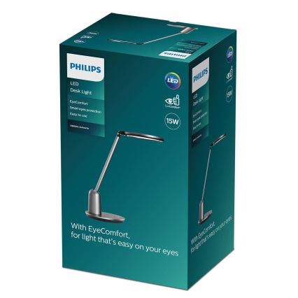 Philips - LED Dimmable touch table lamp EINSTEIN SCENE SWITCH LED/15W/230V 2800/4000/5100K CRI94