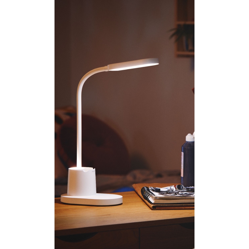 Philips - LED Dimmable touch table lamp BUCKET LED/7W/5V 1800 mAh 3000/4000/5700K CRI 90