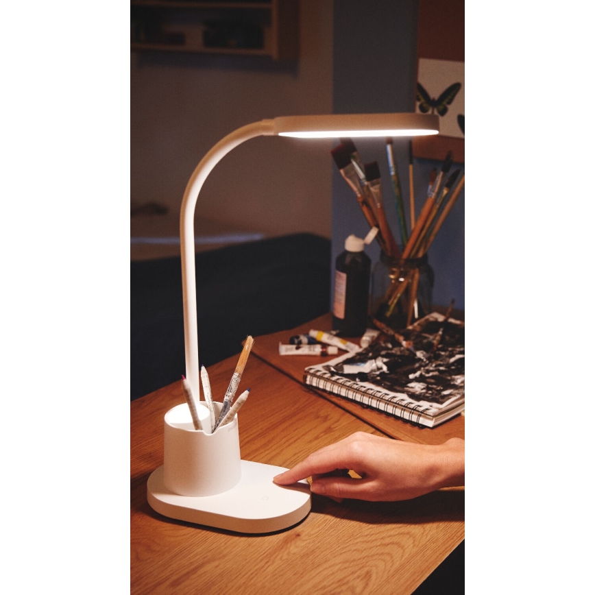 Philips - LED Dimmable touch table lamp BUCKET LED/7W/5V 1800 mAh 3000/4000/5700K CRI 90