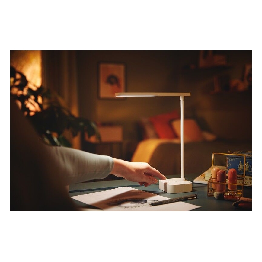 Philips - LED Dimmable touch table lamp TILPA LED/5W/5V 1800 mAh